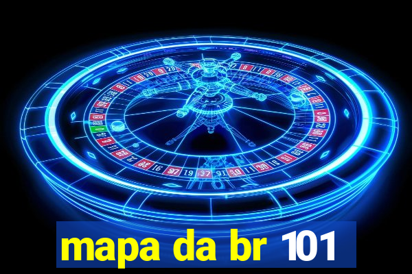 mapa da br 101